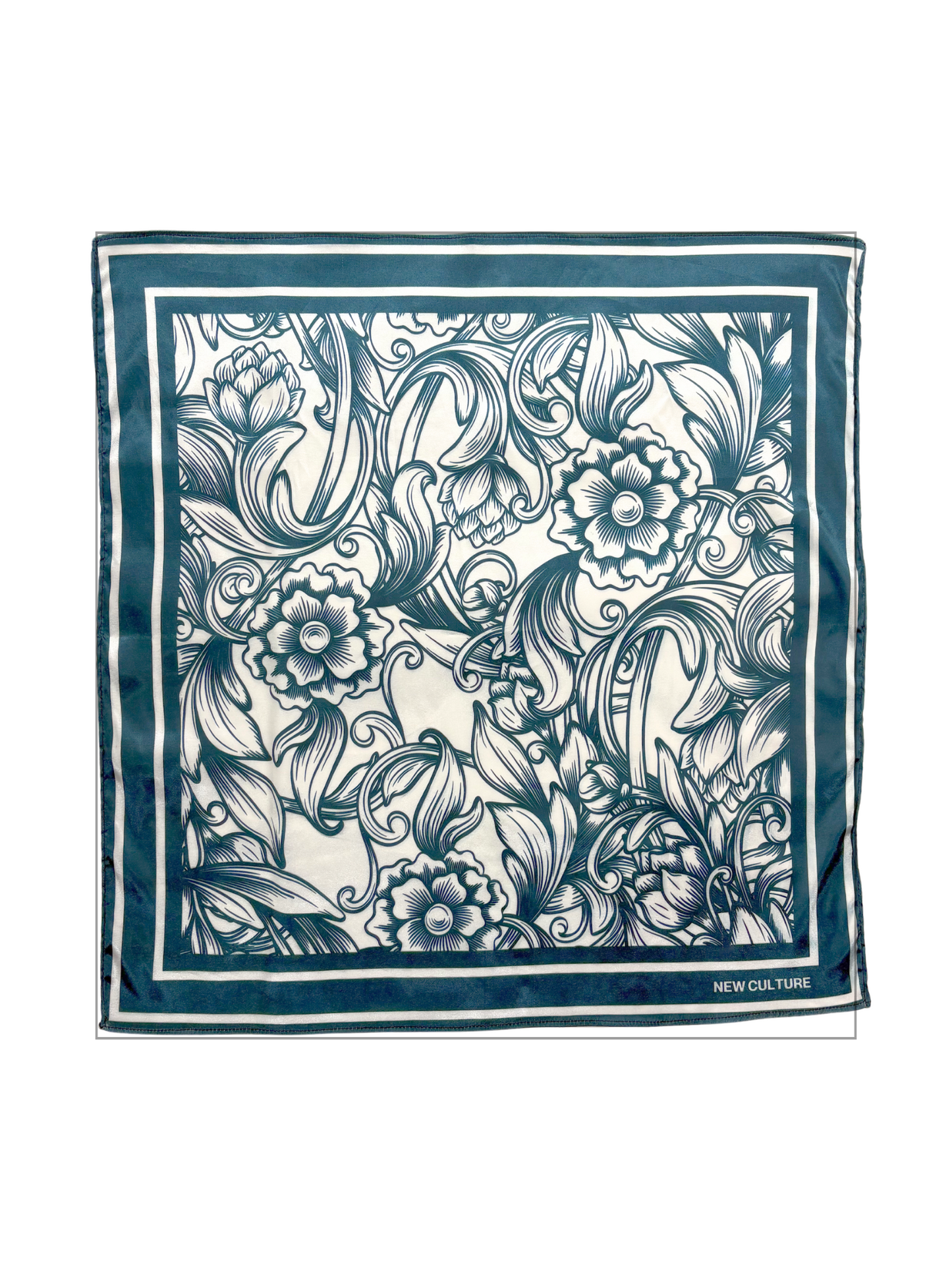 Midnight Blossom Handkerchief